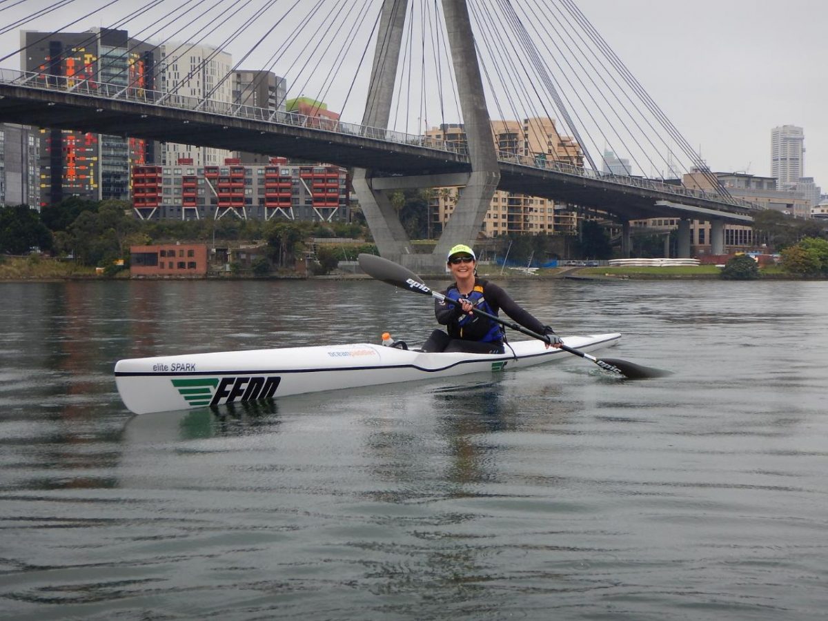 women kayaking